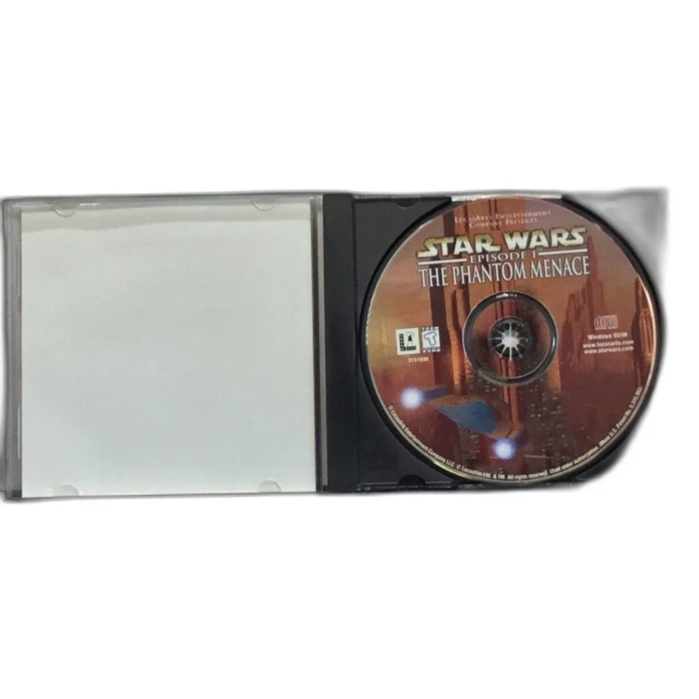 Star Wars Episode 1 The Phantom Menace PC Game 1999 Vintage CD-ROM